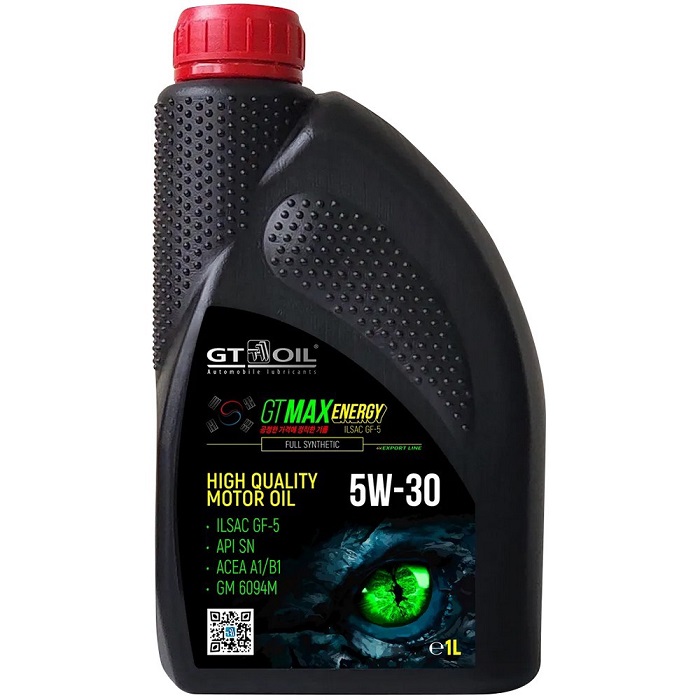 фото Моторное масло GT Oil Max Energy 5W-30 SN/GF-5 1л 