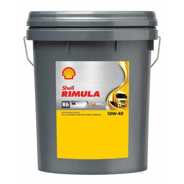 Картинка Моторное масло Shell Rimula R6 M 10w-40 20л. 