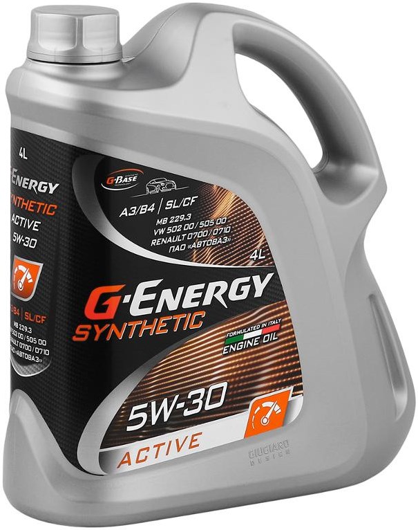 фото Моторное масло G-Energy Synthetic Active 5W-30 4л. 
