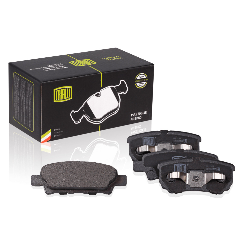 фото Колодки тормозные дисковые передние Trialli PF968 