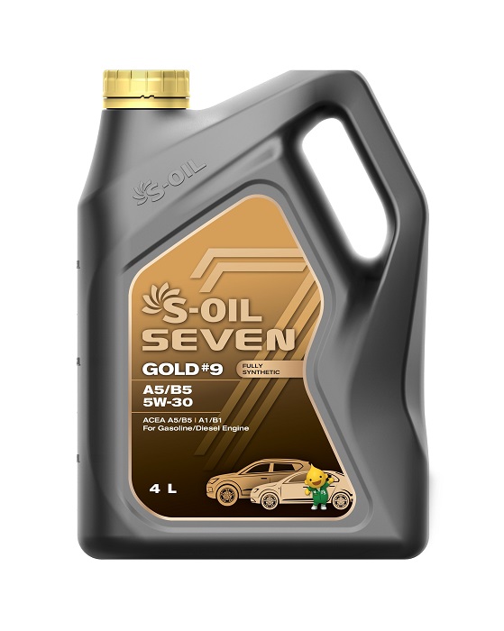 фото Моторное масло S-OIL Seven GOLD #9 A5/B5 5W-30 4л. 