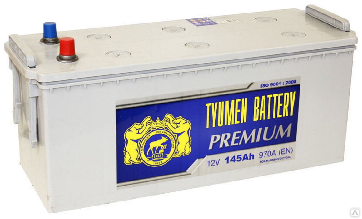 фото Аккумулятор TYUMEN BATTERY PREMIUM 6СТ-145 145 Ач 1020А п.п.  