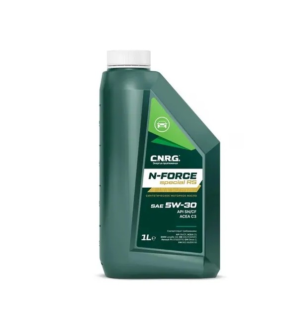 фото Моторное масло C.N.R.G. N-Force Special RS 5W-30 SN/CF C3, 1л в пластике 