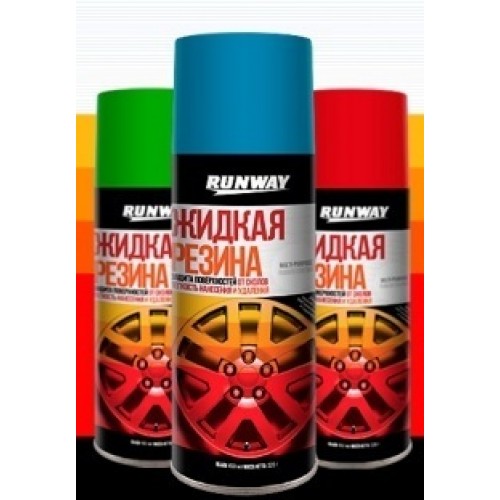 фото Жидкая резина черная Runway 450 мл. 