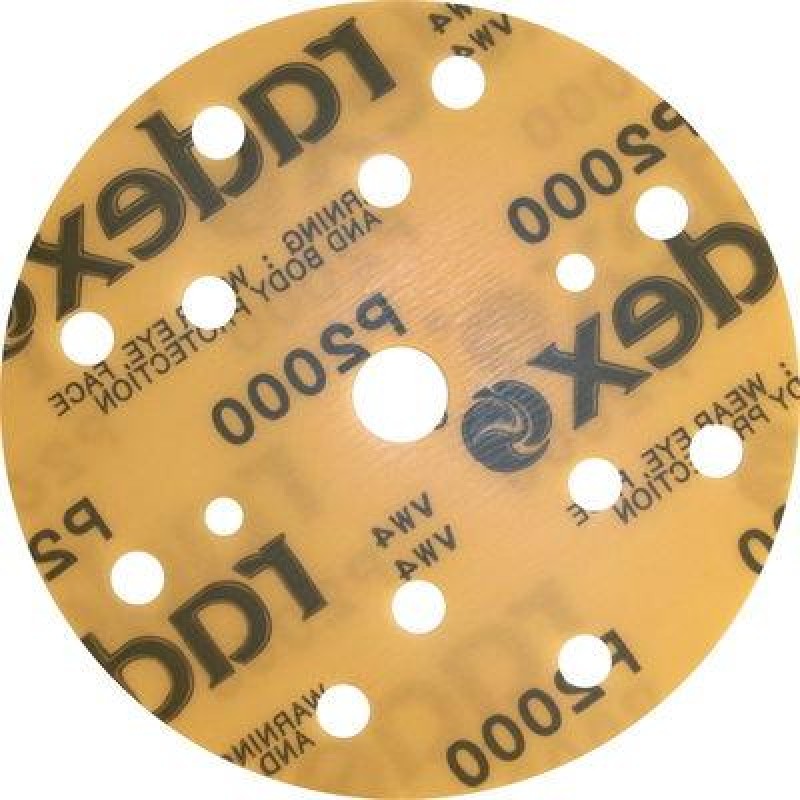 фото Абразивный круг на пленке radex Р1500 D=150мм 15 отв. 