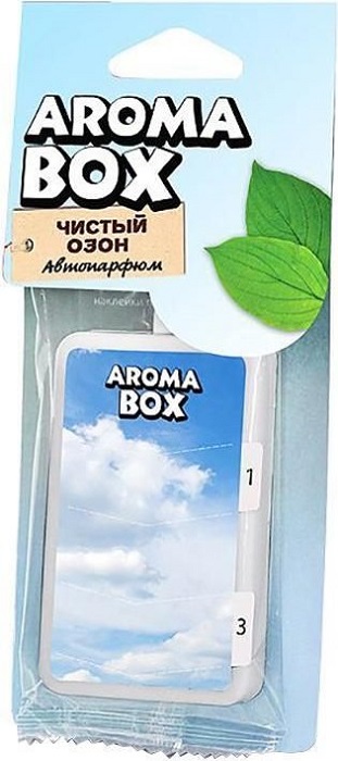 фото Ароматизатор подвесной 'AROMA BOX' чистый озон 