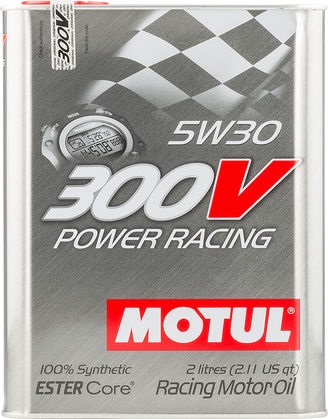 фото Моторное масло MOTUL 300 V Power Racing Ester Core 5W-30 2л. 