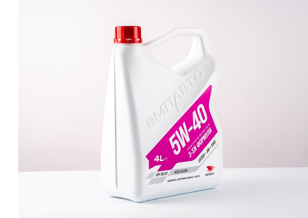 фото Моторное масло ВМПАВТО 5W-40 SN/CF A3/B4 4л 