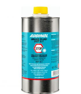 Картинка Тормозная жидкость ADDINOL Brake Fluid DOT 5.1 1л 