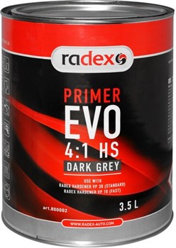 фото Грунт RADEX EVO 4:1 HS черный 3,5л. 