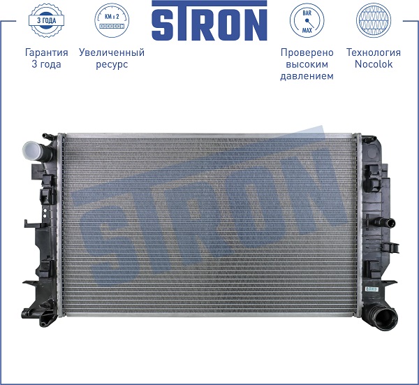 фото Радиатор двигателя STRON STR0346 MERCEDES-BENZ SPRINTER W 906 (06-) 