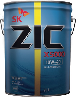 фото Моторное масло ZIC X5000 10W-40 в розлив 1л 