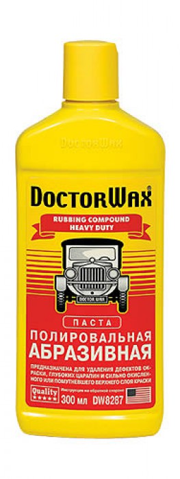фото Полироль кузова абразивная 300мл.DOCTOR WAX DW8287 
