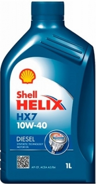 фото Моторное масло Shell Helix Diesel HX7 10W-40 1л 