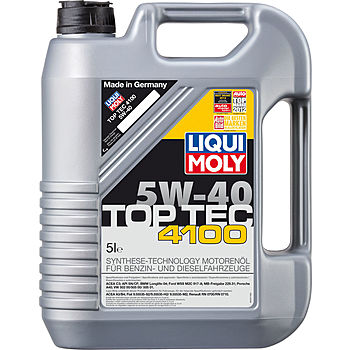 фото Моторное масло Liqui Moly Top Tec 4100 5W-40 SN/CF 4 5л 