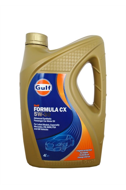 фото Моторное масло GULF Formula CX SAE 5W-30 4л 