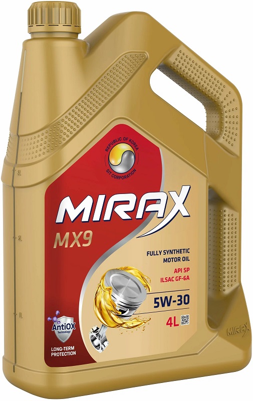 фото Моторное масло Mirax MX9 5W-30 SP GF-6A 4л 