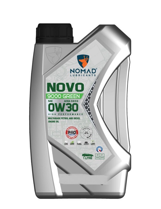 фото Масло моторное NOMAD NOVO GREEN 9000 0W-30 (1 л.) API C2/C3 