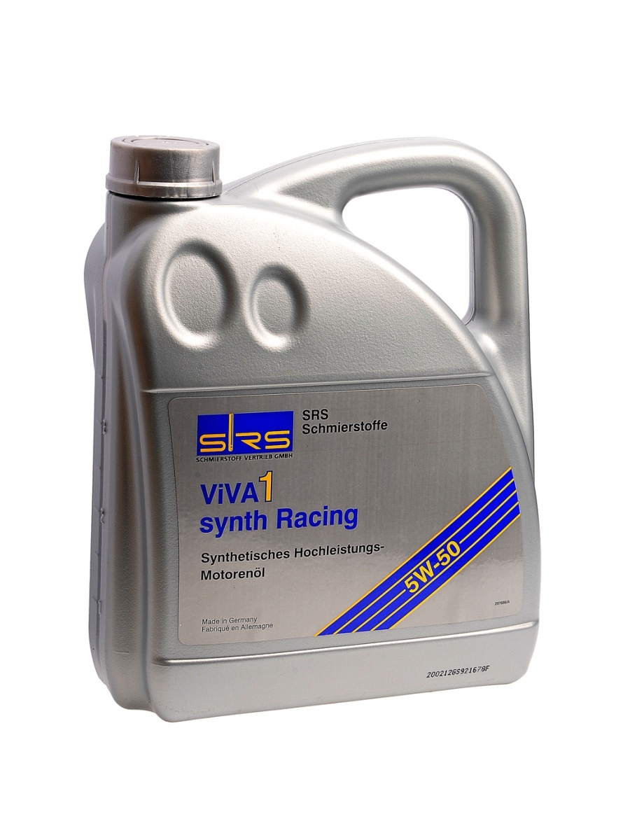 фото Моторное масло SRS VIVA 1 synth racing 5W-50 4л. 