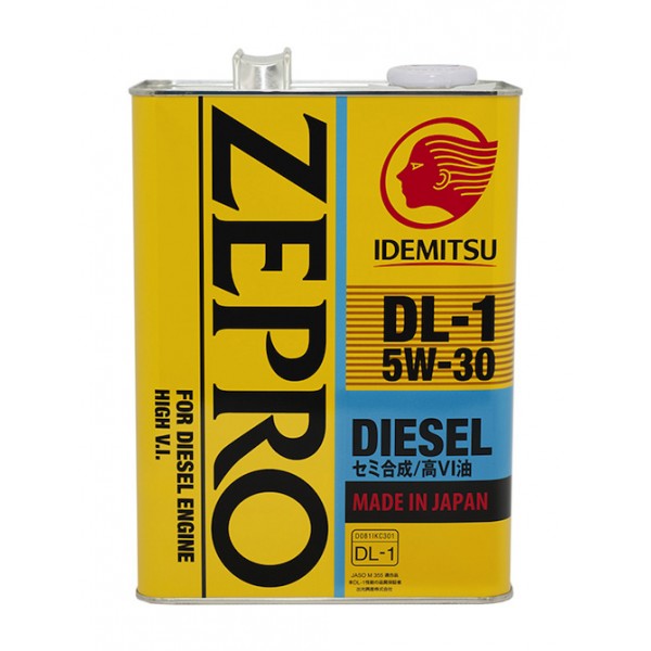 фото Моторное масло IDEMITSU ZEPRO DIESEL DL-1 5W-30 4л 
