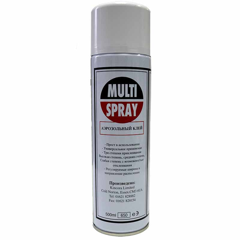 фото Клей аэрозоль для карпета Multi Spray 500мл 