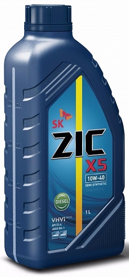 фото Моторное масло ZIC X5 Diesel 10W-40, 4л 
