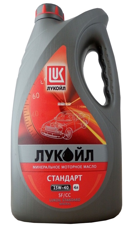 фото Моторное масло Лукойл Стандарт SAE 15W-40 API SF/CC 4л 
