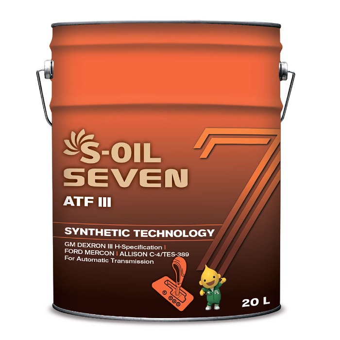 фото Трансмиссионное масло S-OIL 7 ATF III в розлив 1л 