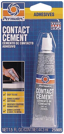 фото Permatex Клей универсальный контакт цемент 44.3 мл 25905                     