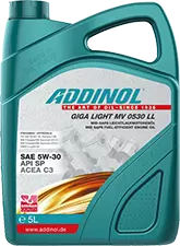 фото Моторное масло ADDINOL Giga Light MV 0530 LL 5W-30 C3, 5л 