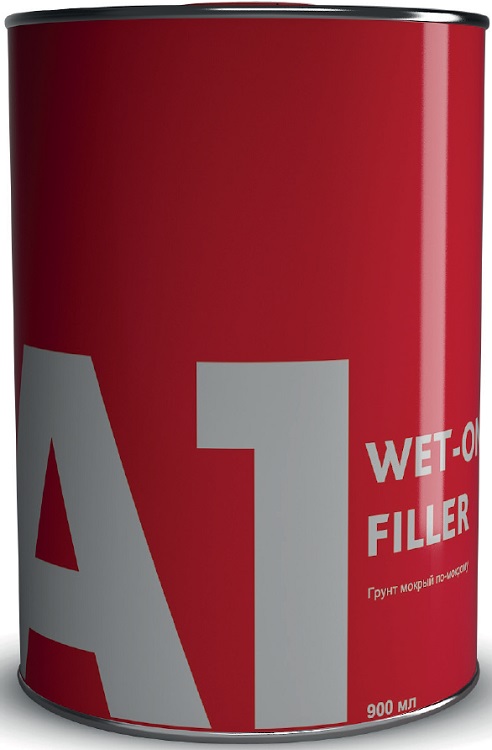 фото Грунт мокрый по мокрому А1 Multi Filler 505 800+200 мл серый 