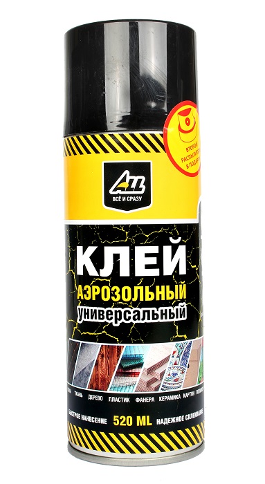 фото Клей аэрозольный универсальный ALL 520мл 