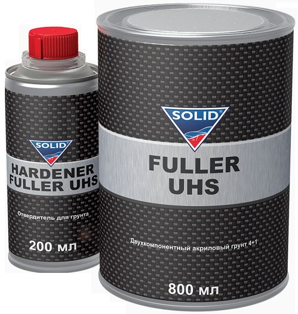 фото Грунт акриловый Solid Professional Line Fuller UHS Серый 800 + 200 мл 
