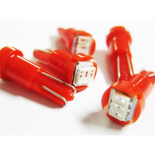 фото Светодиод Маяк 12V T5 3SMD 3014 RED 