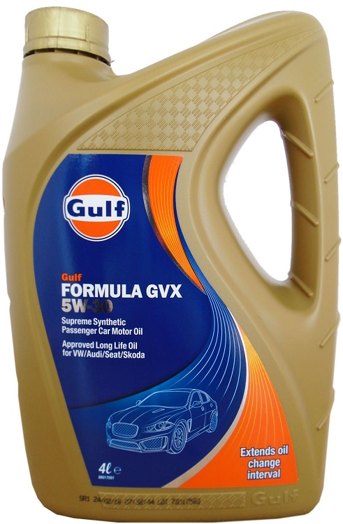 фото Моторное масло GULF Formula GVX SAE 5W-30 4л 