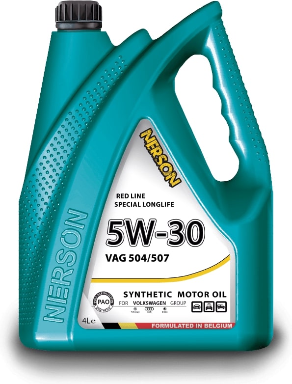 фото Моторное масло NERSON OIL Red Line Special LongLife VAG 504/507 5W-30 4л 