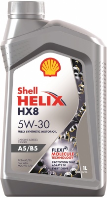 фото Моторное масло Shell Helix HX8 A5/B5 5W-30 1л 